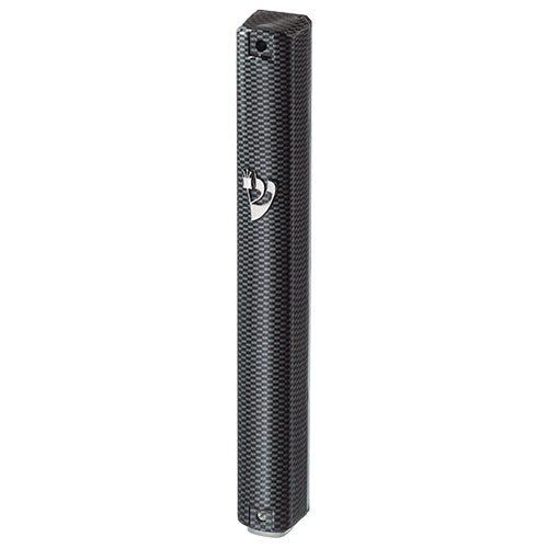 MEZUZAH CASE STRIPES/CHECKERS 15CM