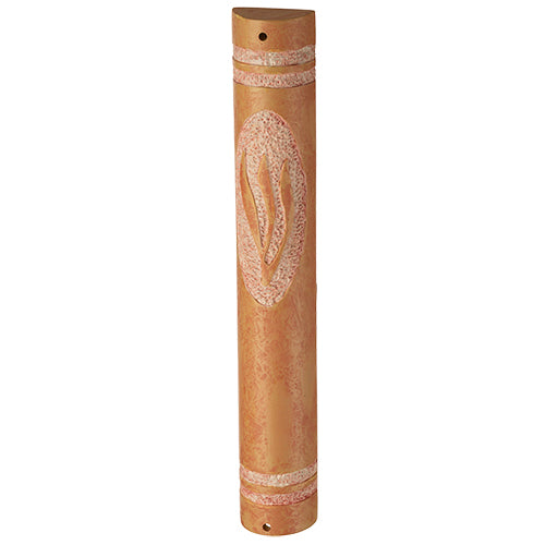 MEZUZA BROWN STONE DESIGN 12CM