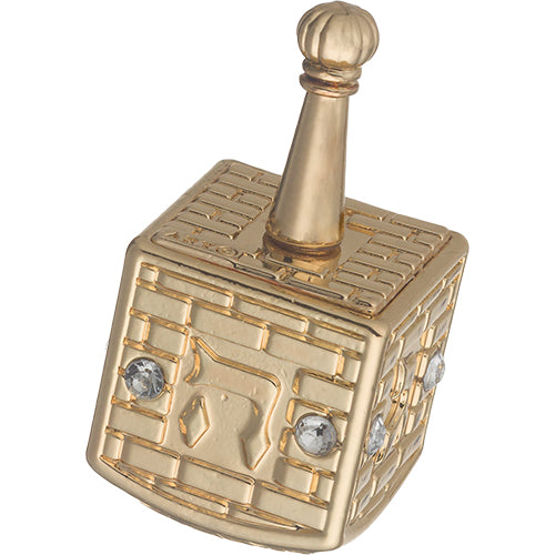 DREIDEL W/DIAMOND STONES "PO"