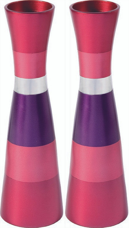 CANDLE STICKS EMANUEL PINKS TALL