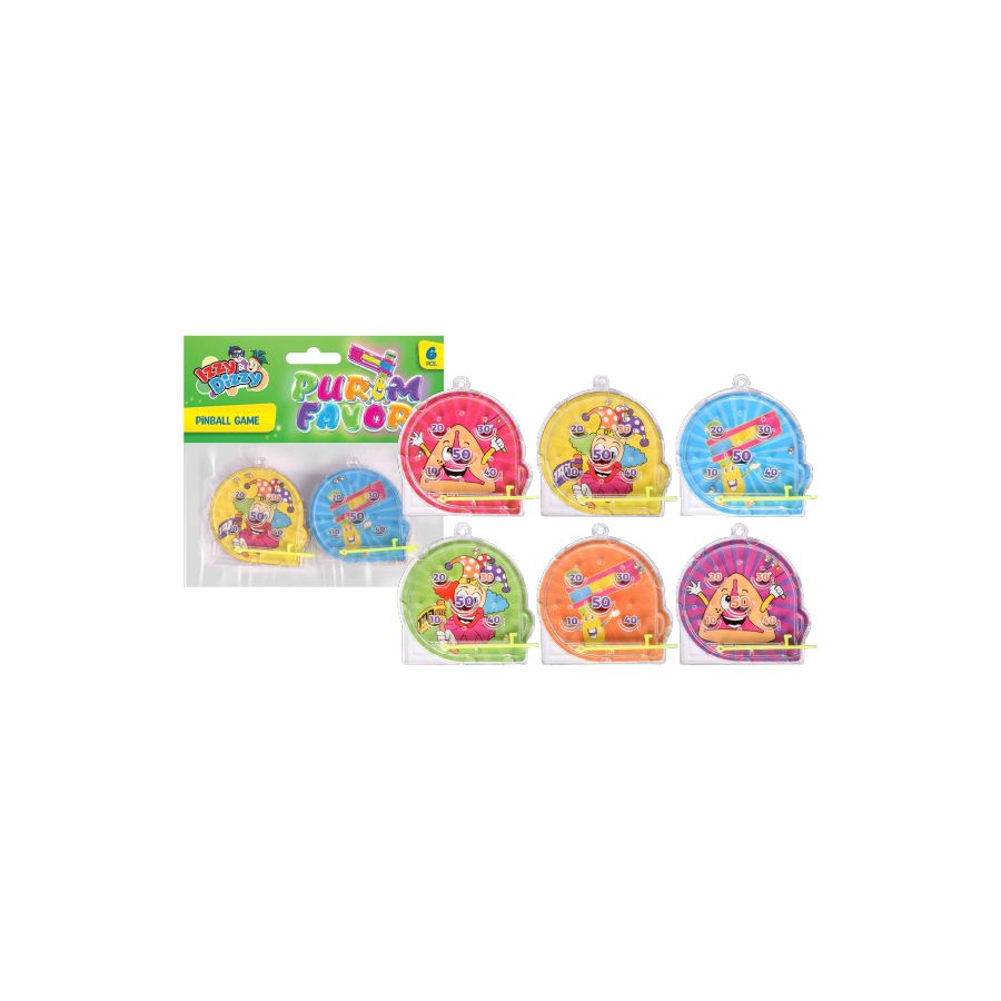 PURIM PINBALL GAME 6PK