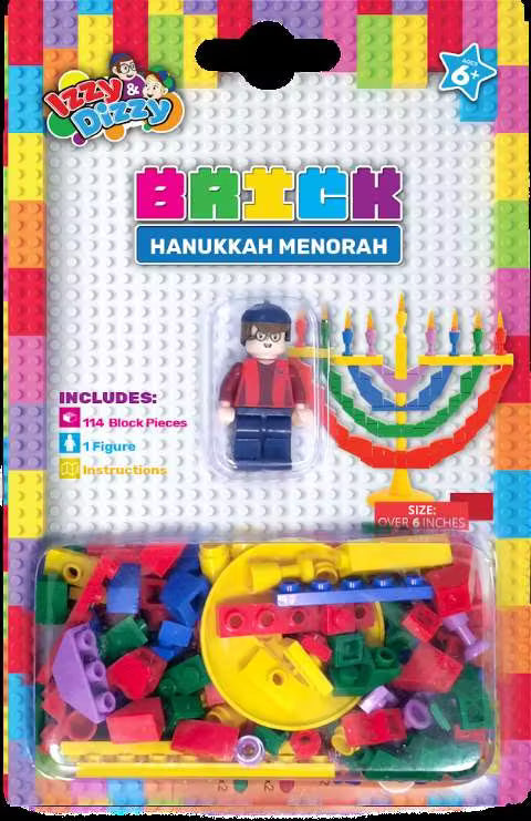 BRICKS MENORAH LEGO SET