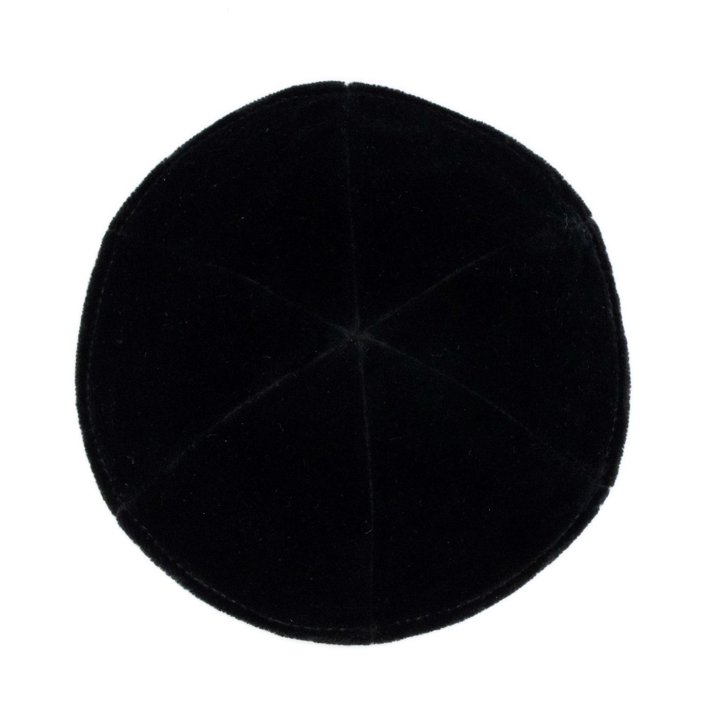 YARMULKA BLACK VELVET RIMLESS IKIPPAH