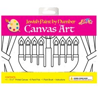 CHANUKAH CANVAS W/PAINT