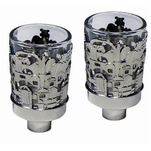 CANDLE HOLDERS NEIRONIM W/SIL
