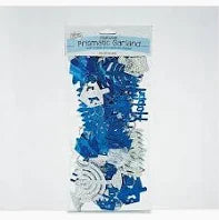 HANUKAH GARLAND PRISMATIC DECO