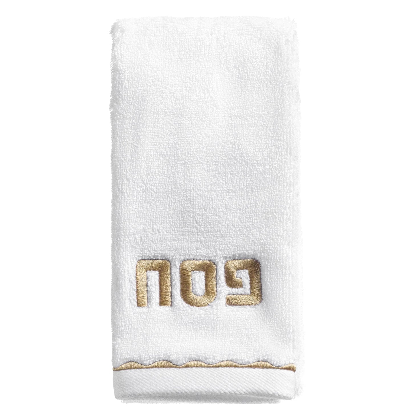 TOWEL PASSOVER SCALLOPED WATERDALE