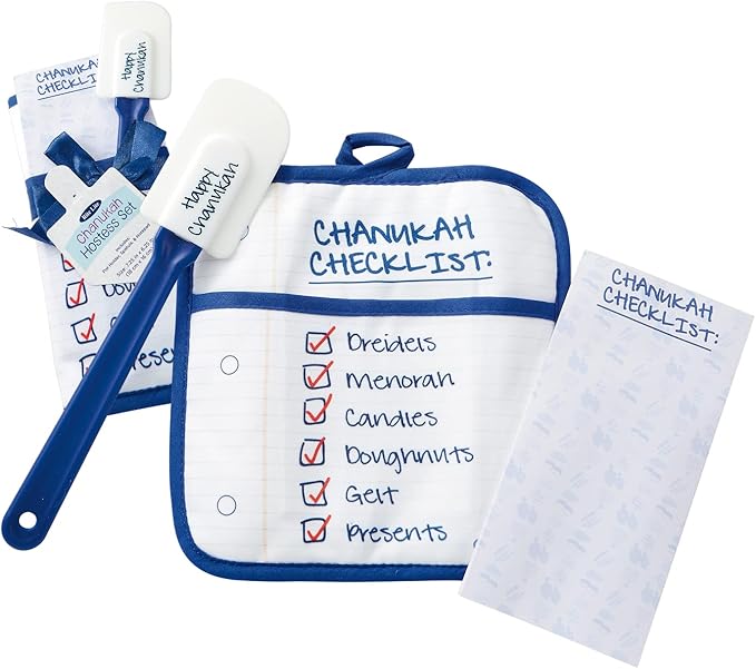 CHANUKAH HOSTESS 3 PIECE SET