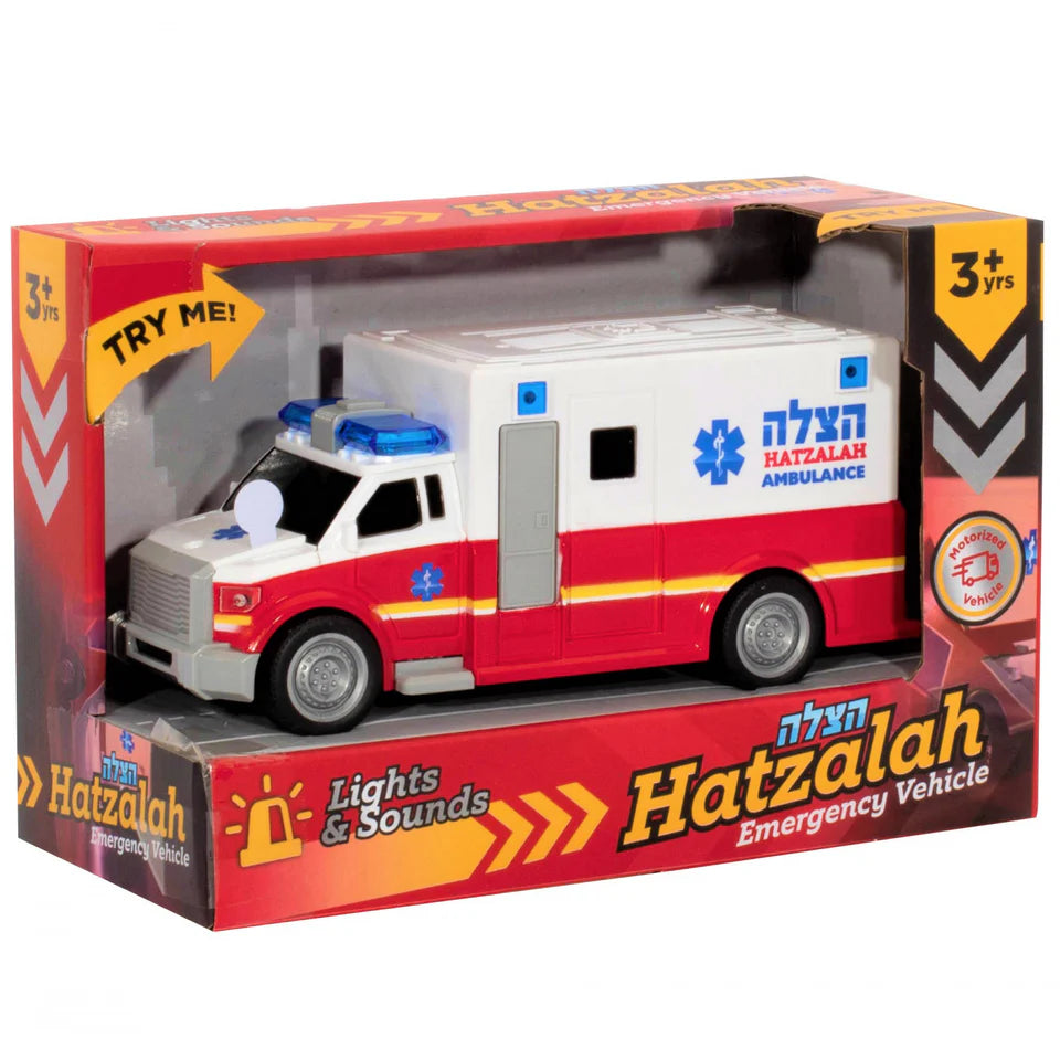HATZALA TRUCK W/ LIGHTS & SOUND MED