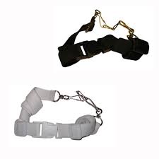 SHABBOS KEY BELT THIN BLACK/ WHITE