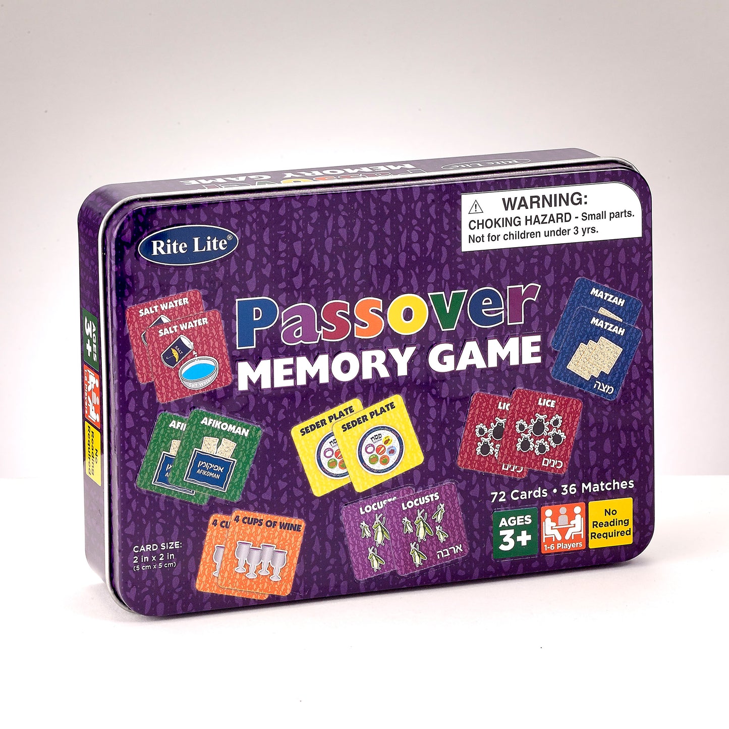 PASSOVER MEMORY GAME IN TIN