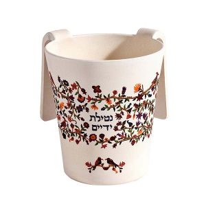 WASH CUP EMANUEL BAMBOO PAINTED