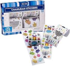 CHANUKAH STICKERS PRISM ROLL BOX