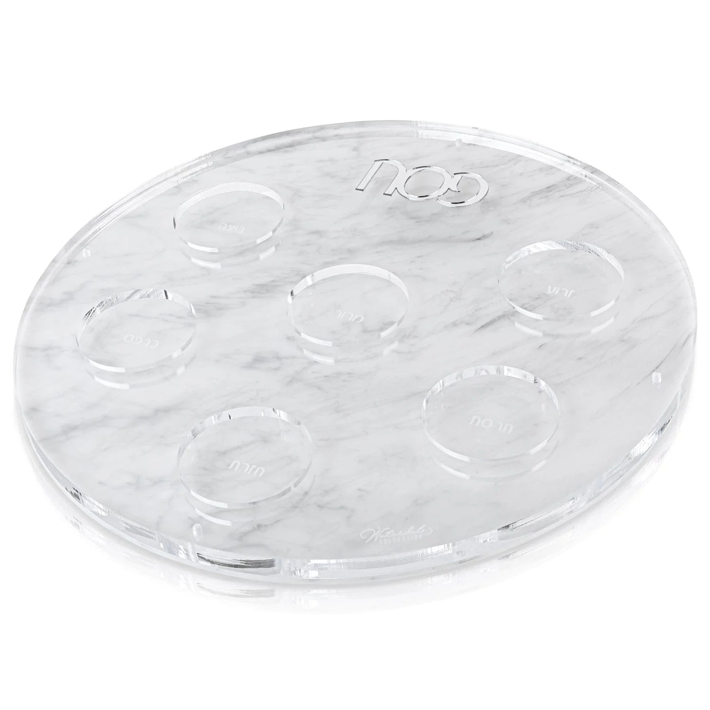 SEDER PLATE LUCITE WATERDALE