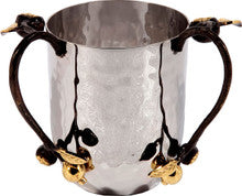 WASH CUP EMANUEL POME W/GOLD