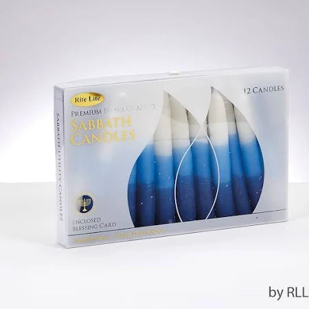 CANDLES 12PK WHITE/BL RL