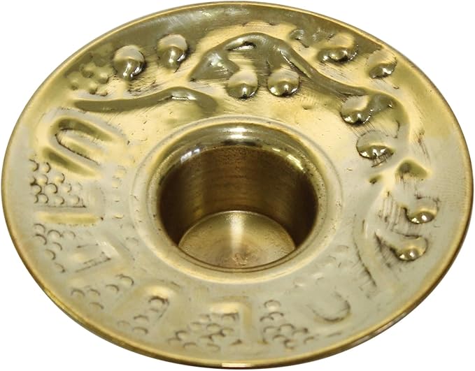 CANDLE DRIP GUARD BRASS