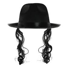 PURIM BLACK FEDORA