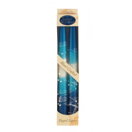 CANDLES SAFED 2PK TAPER 10'' shabbat