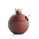 HONEY DISH WATERDALE POMEGRANATE RESIN