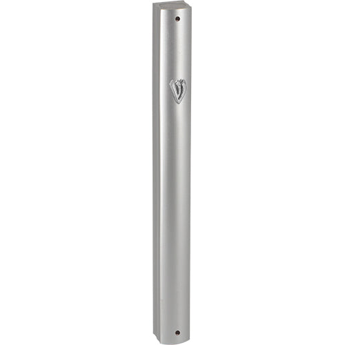 MEZUZAH CASE 15CM MATT SILVER