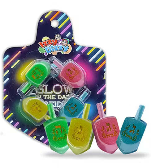 DREIDEL GLOW IN THE DARK 4PK