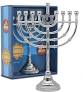 MENORAH CANDLE 9'' SILVER STAR
