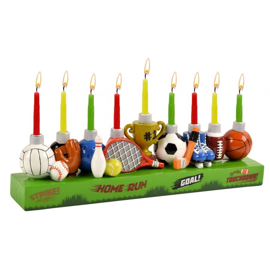 MENORAH CANDLE RESIN SPORTS