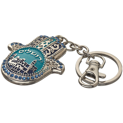 KEYCHAIN HAMSA JERUSALEM