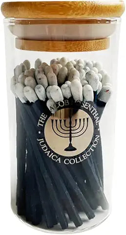 MATCHES GLASS CONTAINER HOLIDAY