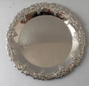 TRAY/PLATE SILVER PLATE 5'' ROUND