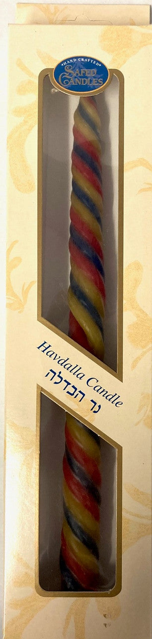 HAVDALAH CANDLE ROUND MULTICOLOR