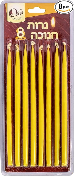 CANDLE 8 PCK SHAMASHIM