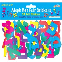 STICKER FELT ALEPH BET