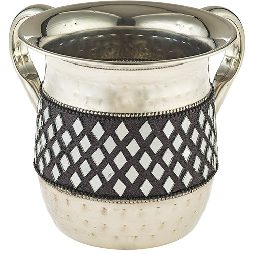 WASH CUP SS METAL DIAMONDS