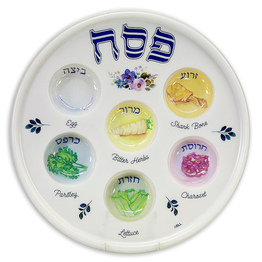 SEDER PLATE DISPOSABLE PLASTIC