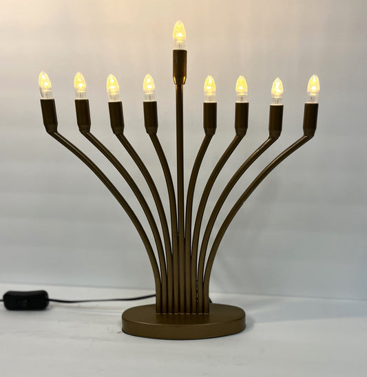 MENORAH ELECTRIC WITH PLUG & B BLK