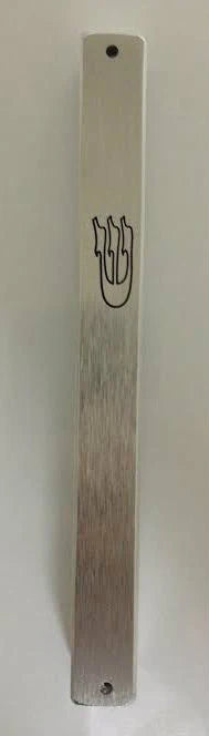 MEZUZAH CASE BRUSHED METAL