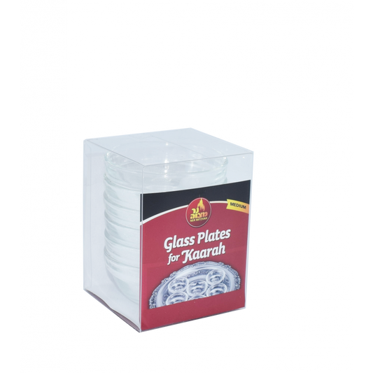 SEDER PLATE GLASS INSERTS MEDIUM 6pk