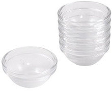 SEDER PLATE GLASS INSERTS LGE 6PK