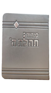 SIDDUR HEB W/TEHILLIM SILVER 4X6 PKT