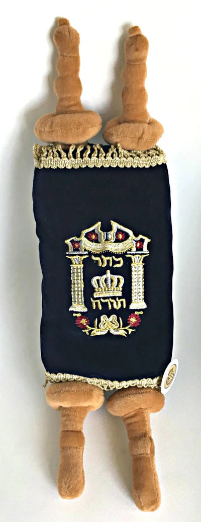 TORAH PLUSH W/MANTEL NAVY