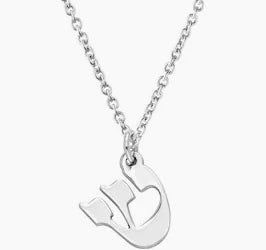 NECKLACE HEBREW INITIAL