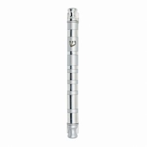 MEZUZAH CASE CYLINDER SILVER 12CM
