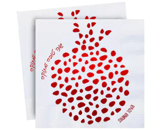 NAPKINS POMEGRANITE SHANA TOVA