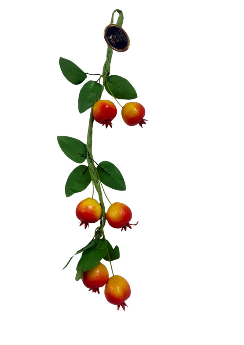 SUKKAH  POMEGRANATE GARLAND ROPE PLASTIC