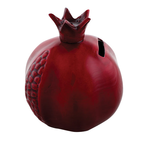 TZEDAKA charity pomegranate red