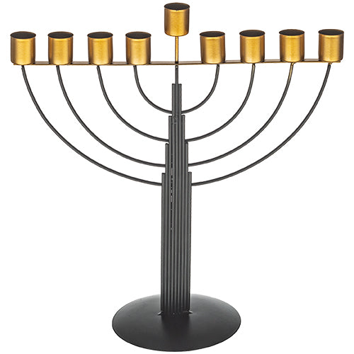 MENORAH OIL BLK/GOLD ALUMINUM