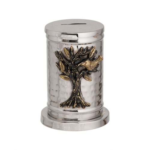 TZEDAKAH BOX EMANUEL TREE OF LIFE
