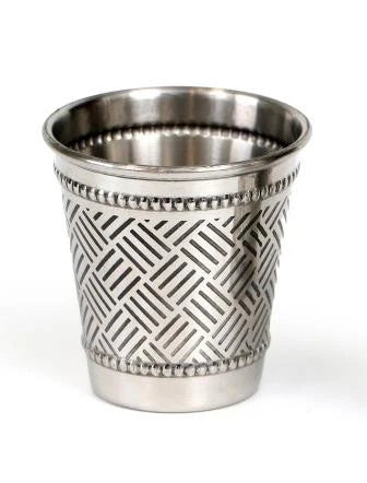 WINE KIDDUSH CUP STEEL 3.5OZ